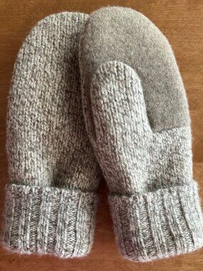 Felted Ragg Wool Mittens handcrafted from Repurposed Sweaters